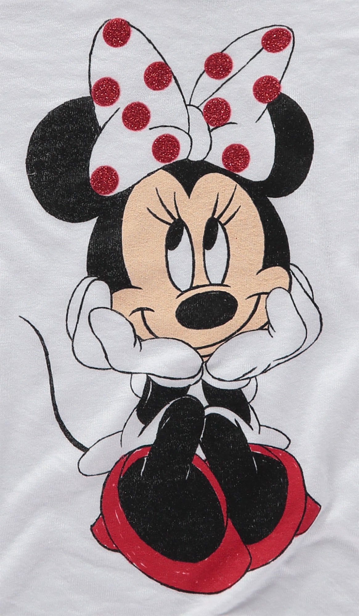 Disney Girls 4-6X Minnie Mouse Drawn Out Tee