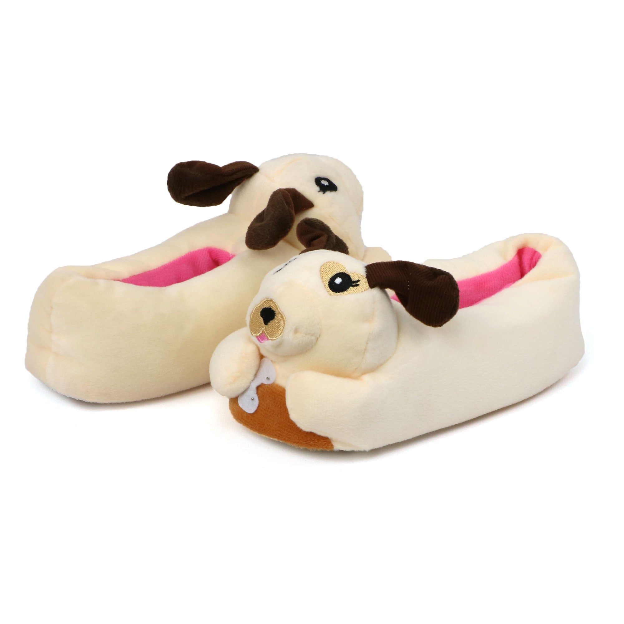 Chatties Girls Plush Animal Slippers