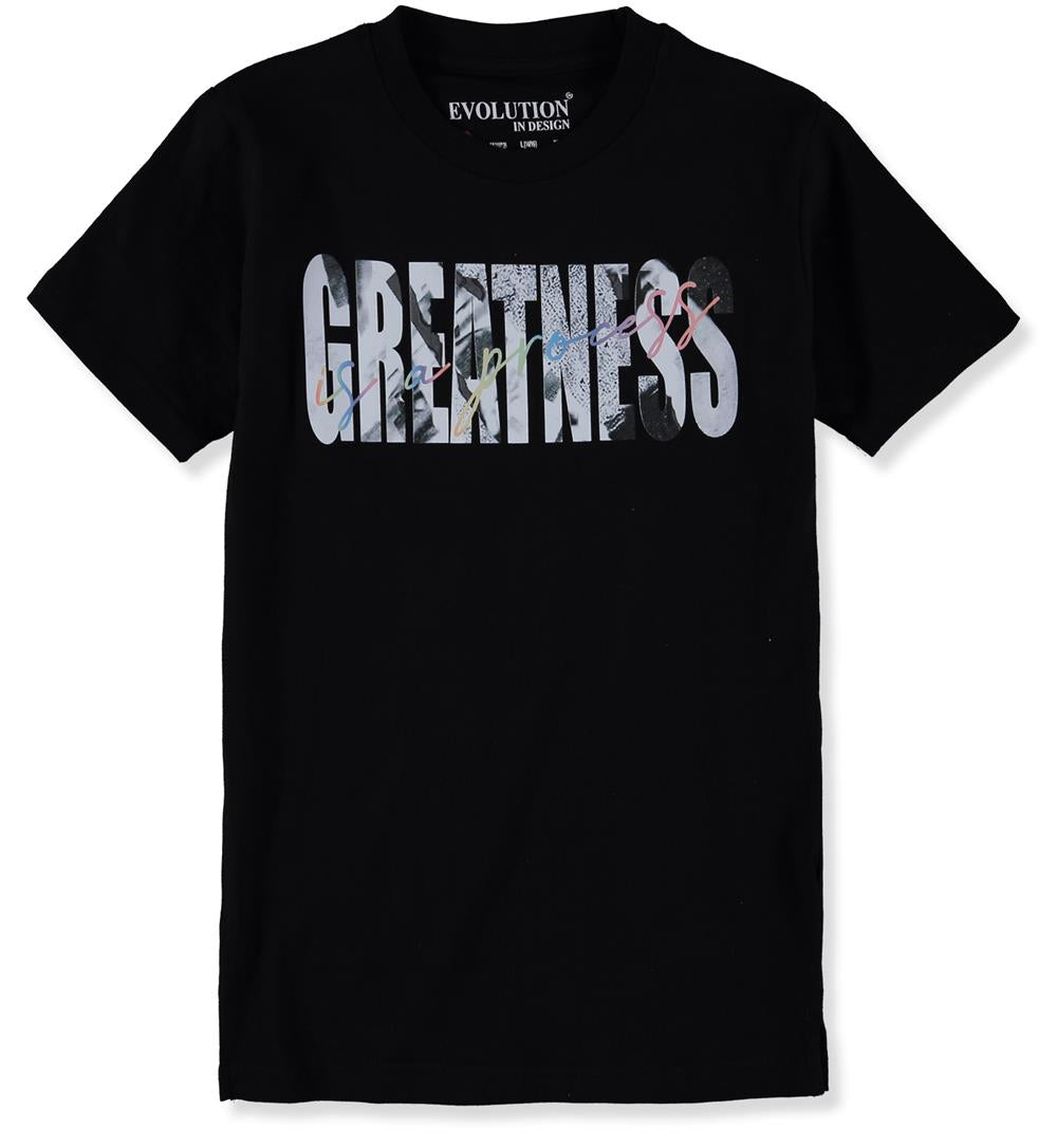 Evolution In Design Boys 8-20 Greatness T-Shirt