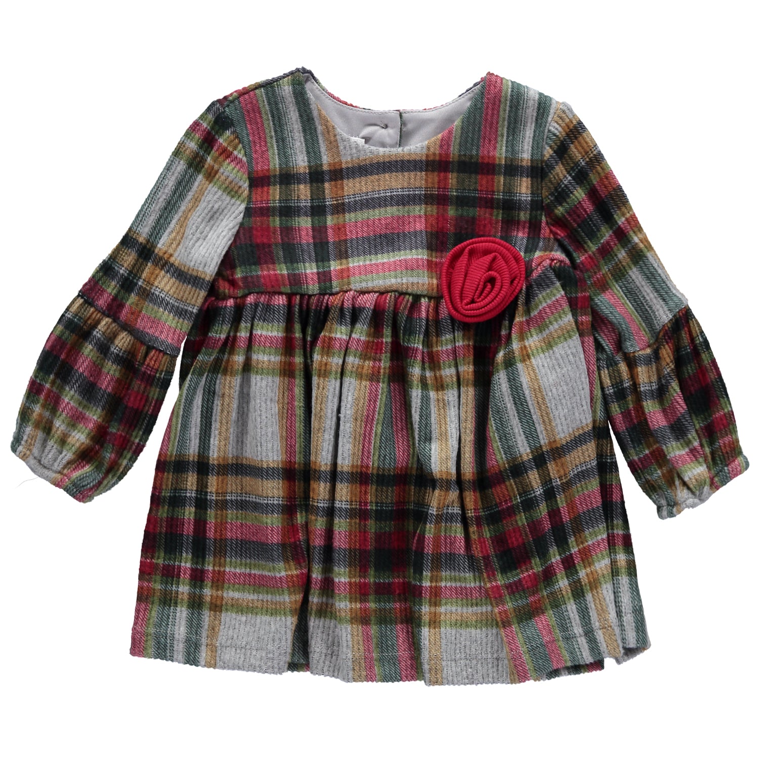 Bonnie Baby Girls 12-24 Months Long Sleeve Plaid Tunic Legging Set