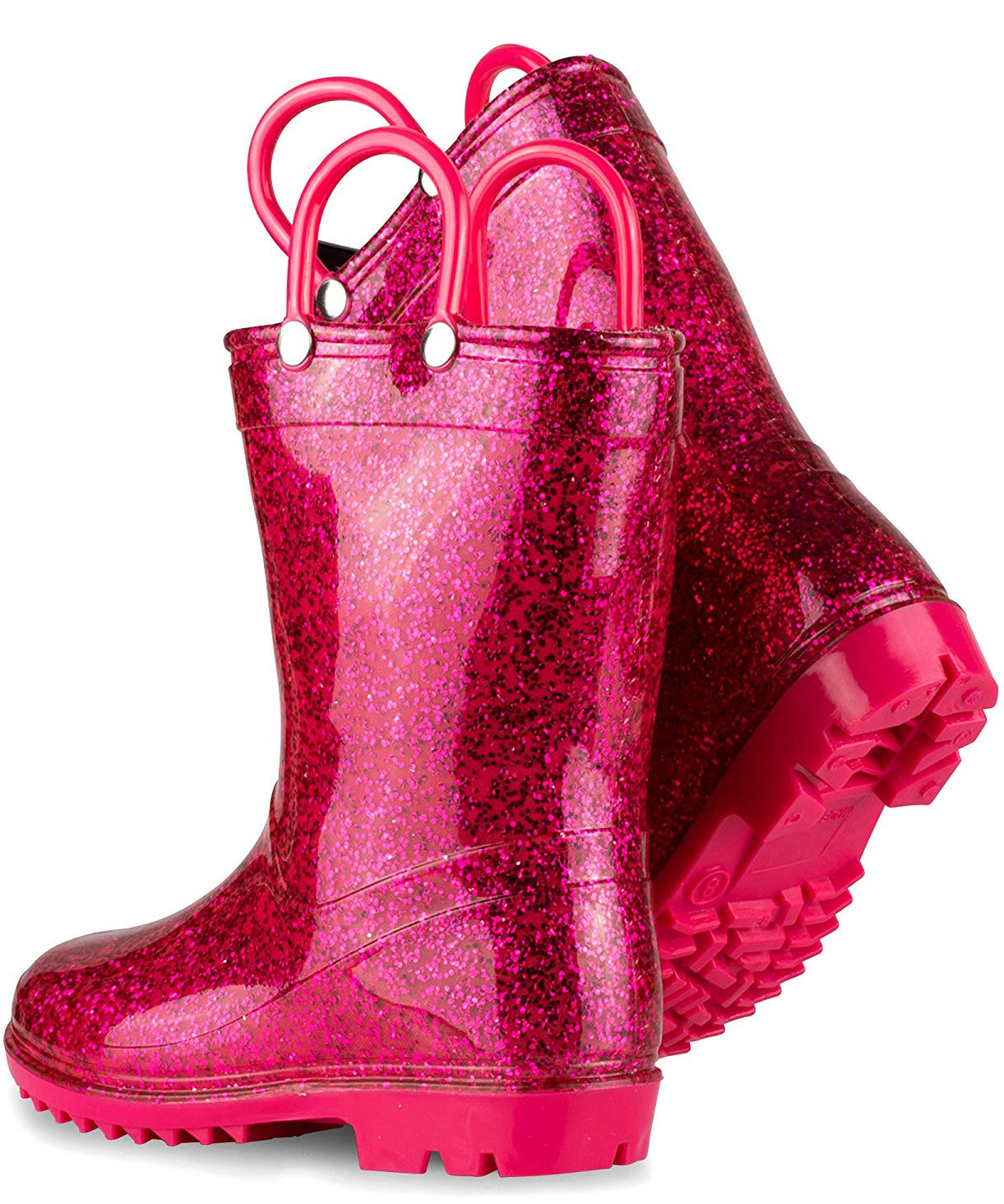 Lilly Of New York Girls 5-10 Toddler Glitter Rainboot