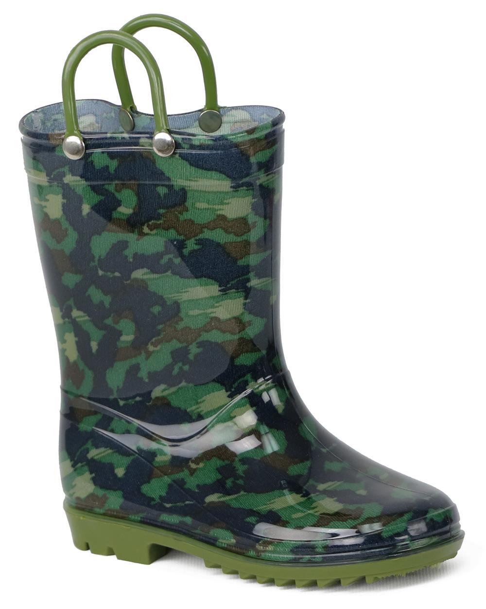 Lilly Of New York 5-10 Toddler Camo Rainboot