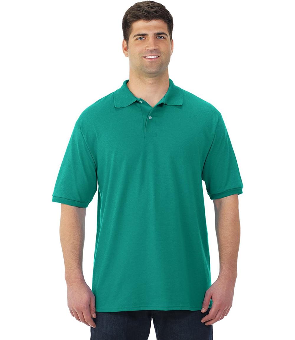 Jerzees Mens Spot Shield Short Sleeve Polo