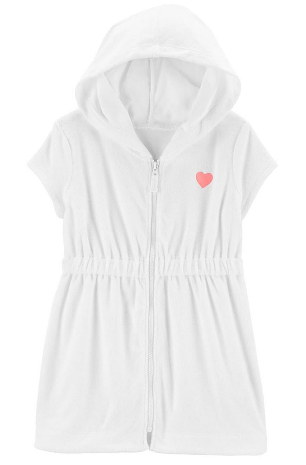 Carters Girls 2T-5T Hooded Swim Cover-Up