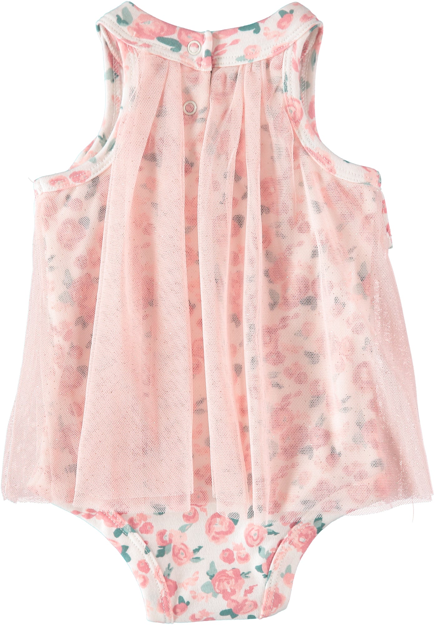 Nicole Miller Girls 0-9 Months Floral 3-Piece Creeper Set