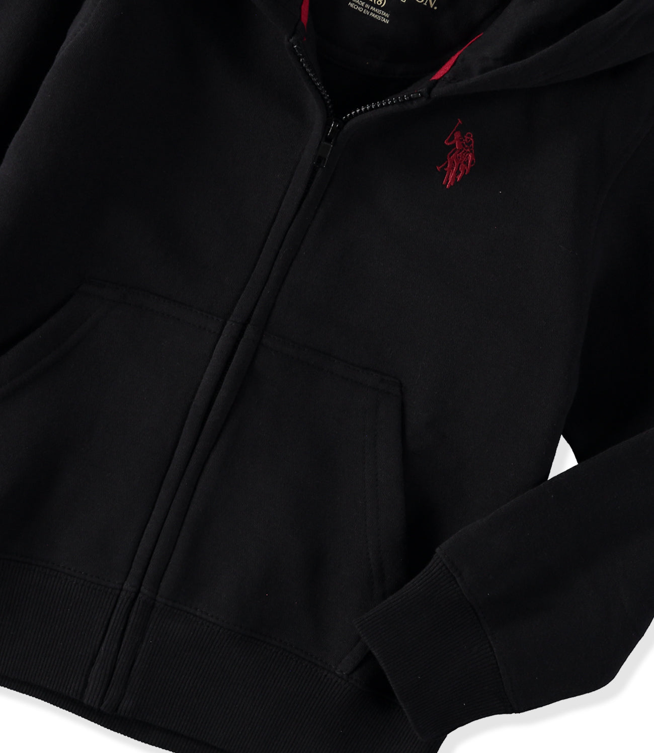 U.S. Polo Assn. Boys 4-20 Classic Fleece Zip Hoodie