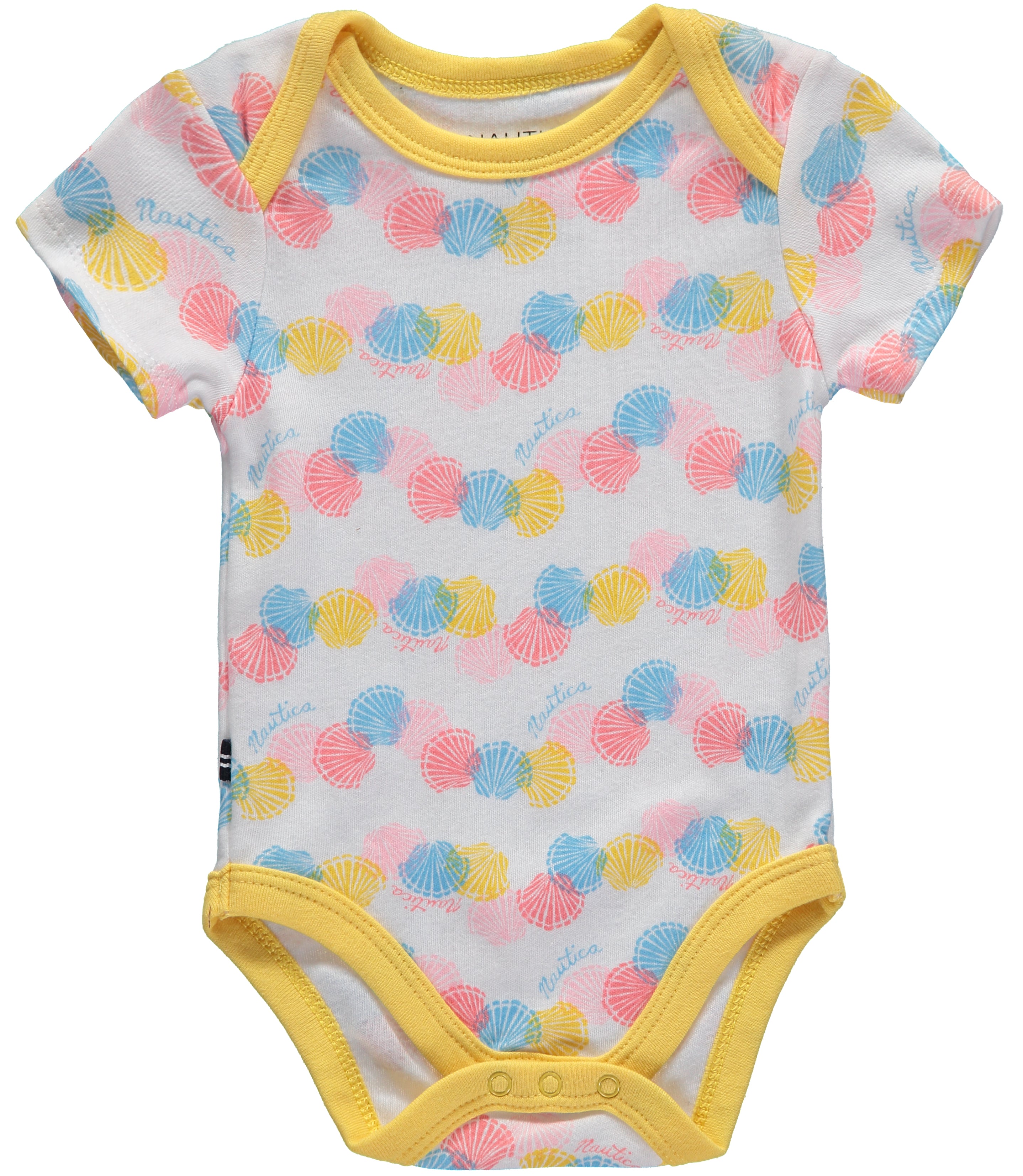 Nautica Girls 0-9 Months 5-Pack Bodysuits