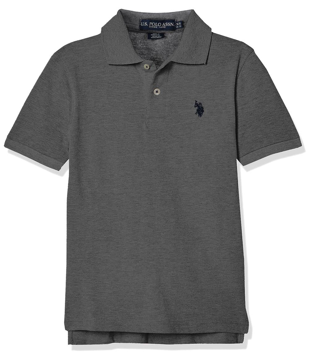 U.S. Polo Assn. Boys 4-20 Short-Sleeve Classic Polo Shirt with Small Pony Applique