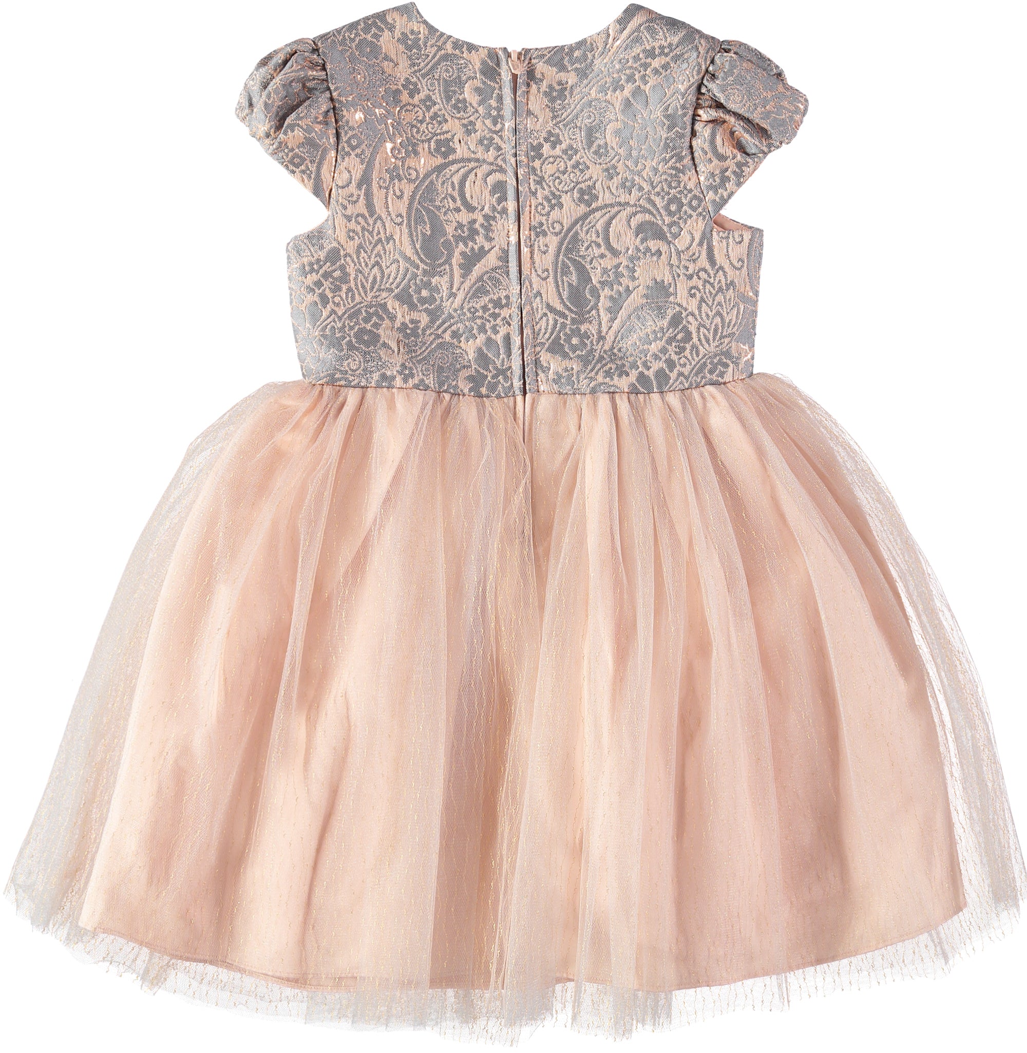 Bonnie Jean Girls 2T-4T Jacquard Sparkle Dress