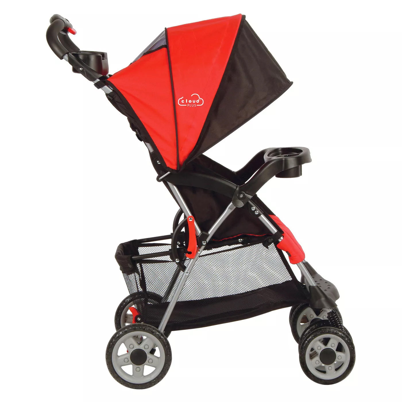 Kolcraft Cloud Plus Lightweight Easy Fold Compact Travel Stroller