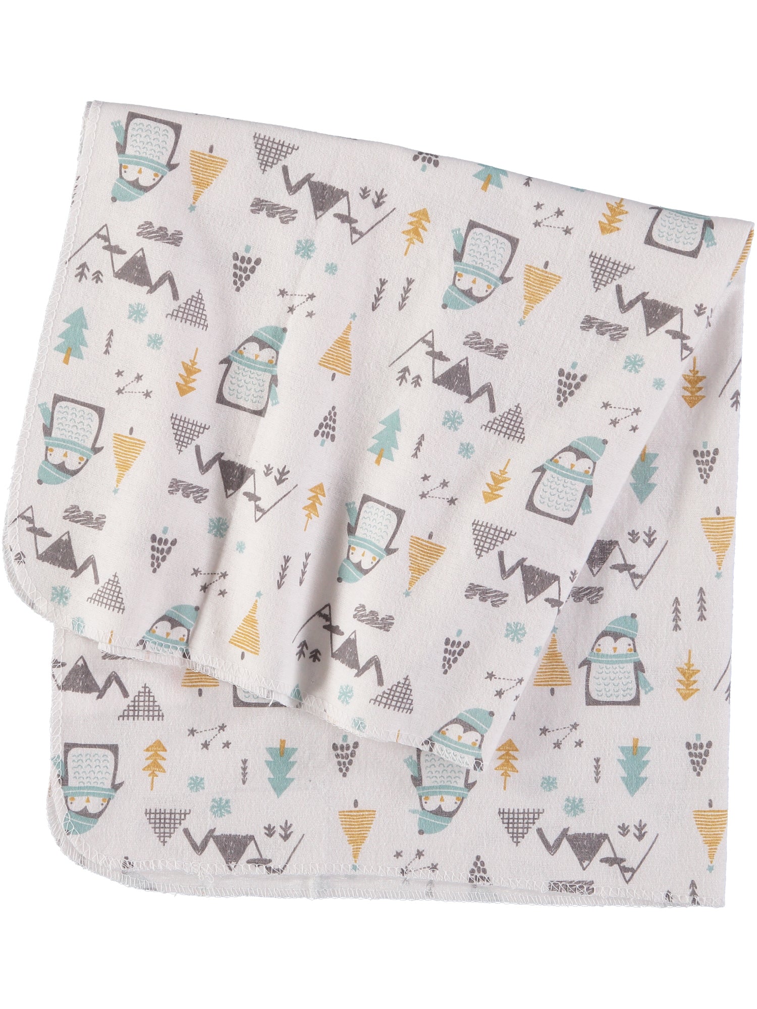 Rene Rofe Baby 5-Pack Flannel Baby Receiving Blanket