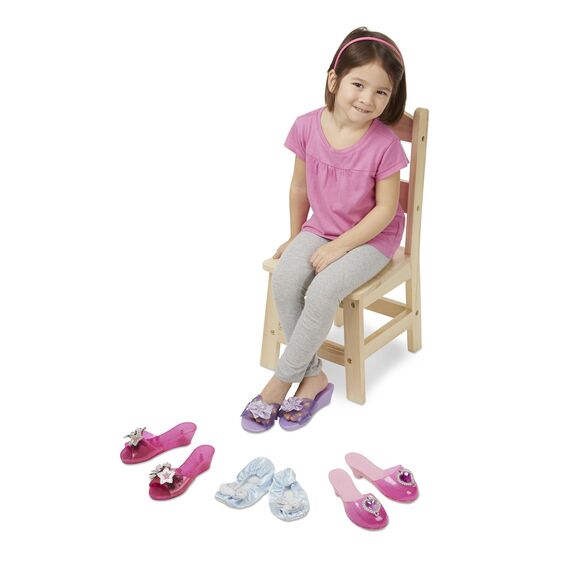 Melissa and Doug Role Play Collection - Step In Style! Dress-Up Shoes