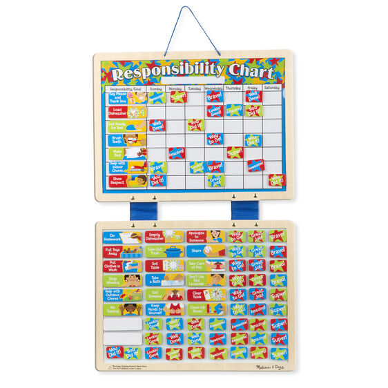 Melissa and Doug Deluxe Magnetic Responsibility Chart