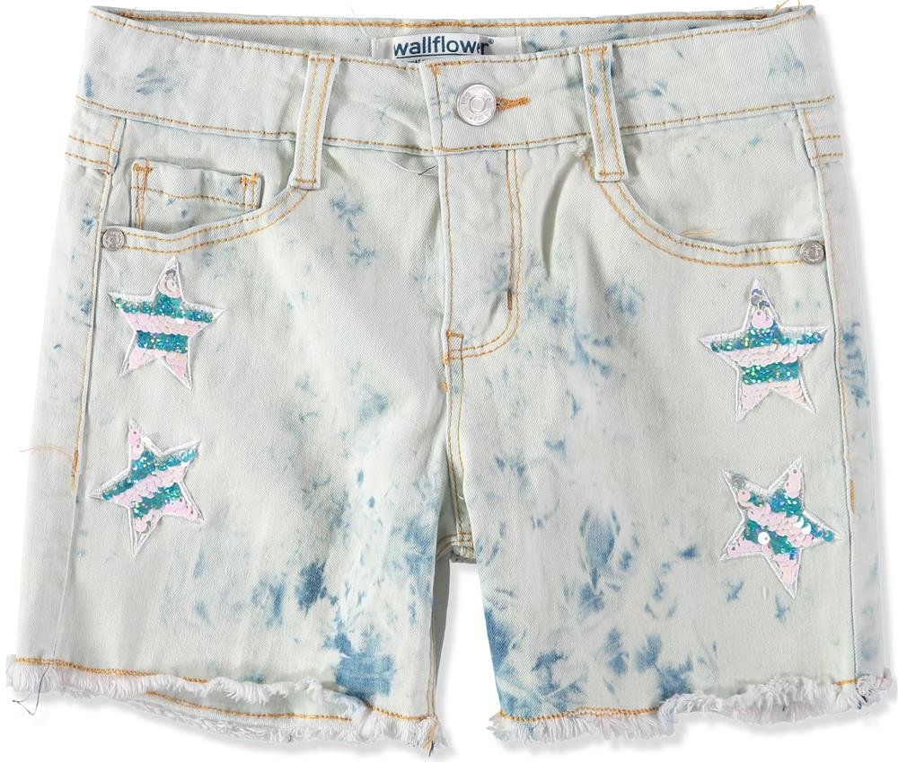 WallFlower Girls Flip Sequin Star Short