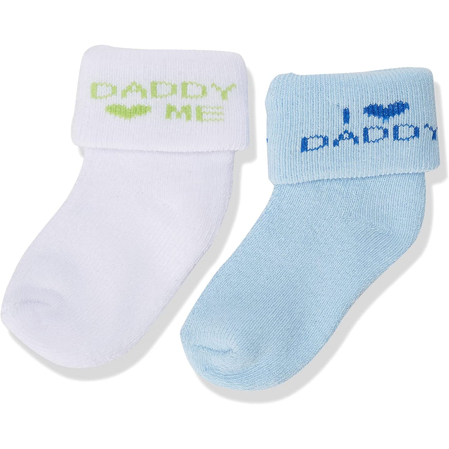 Luvable Friends Newborn Baby Boys 8 Pack Cotton Terry Socks