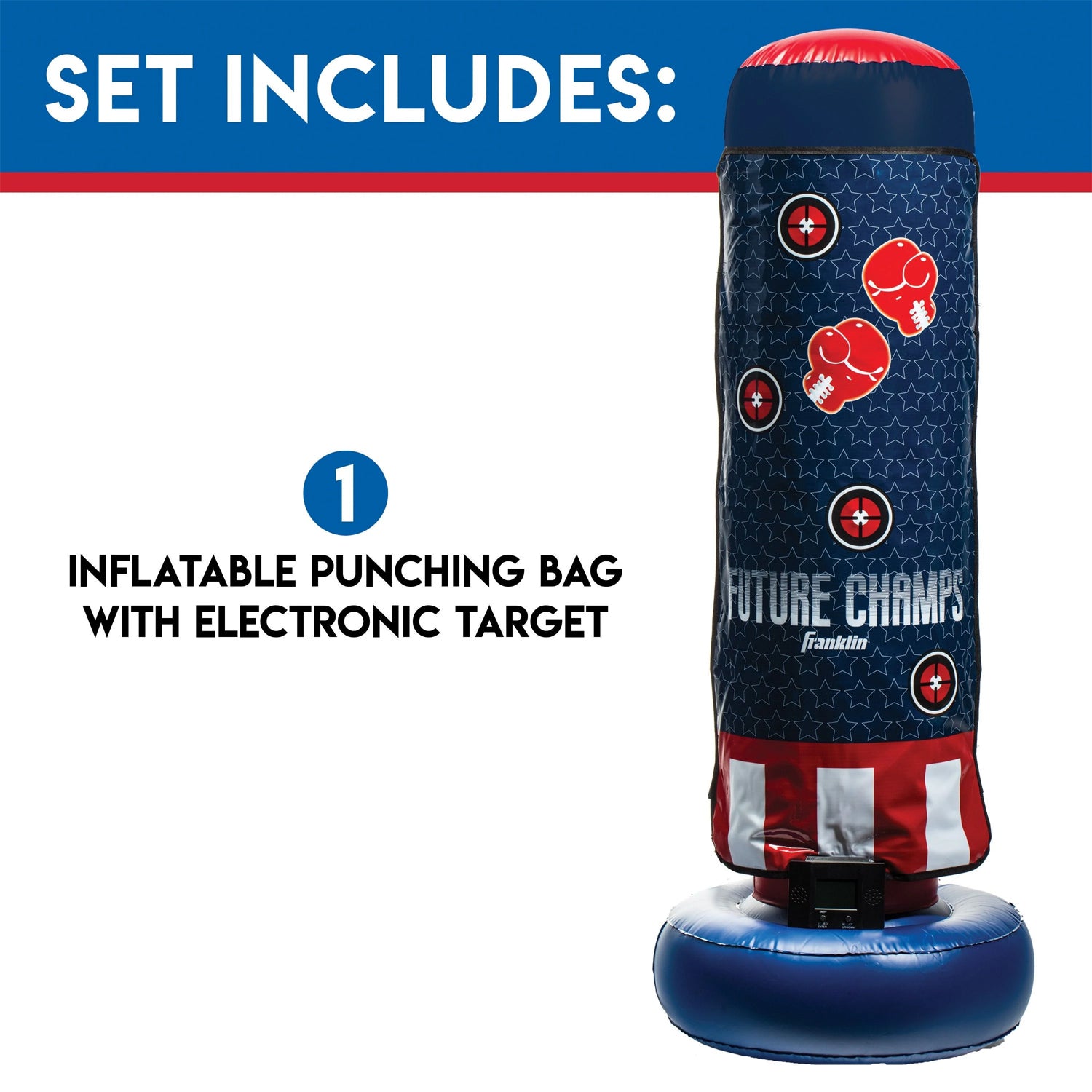 Franklin Future Champs Electronic Inflatable Boxing Bag