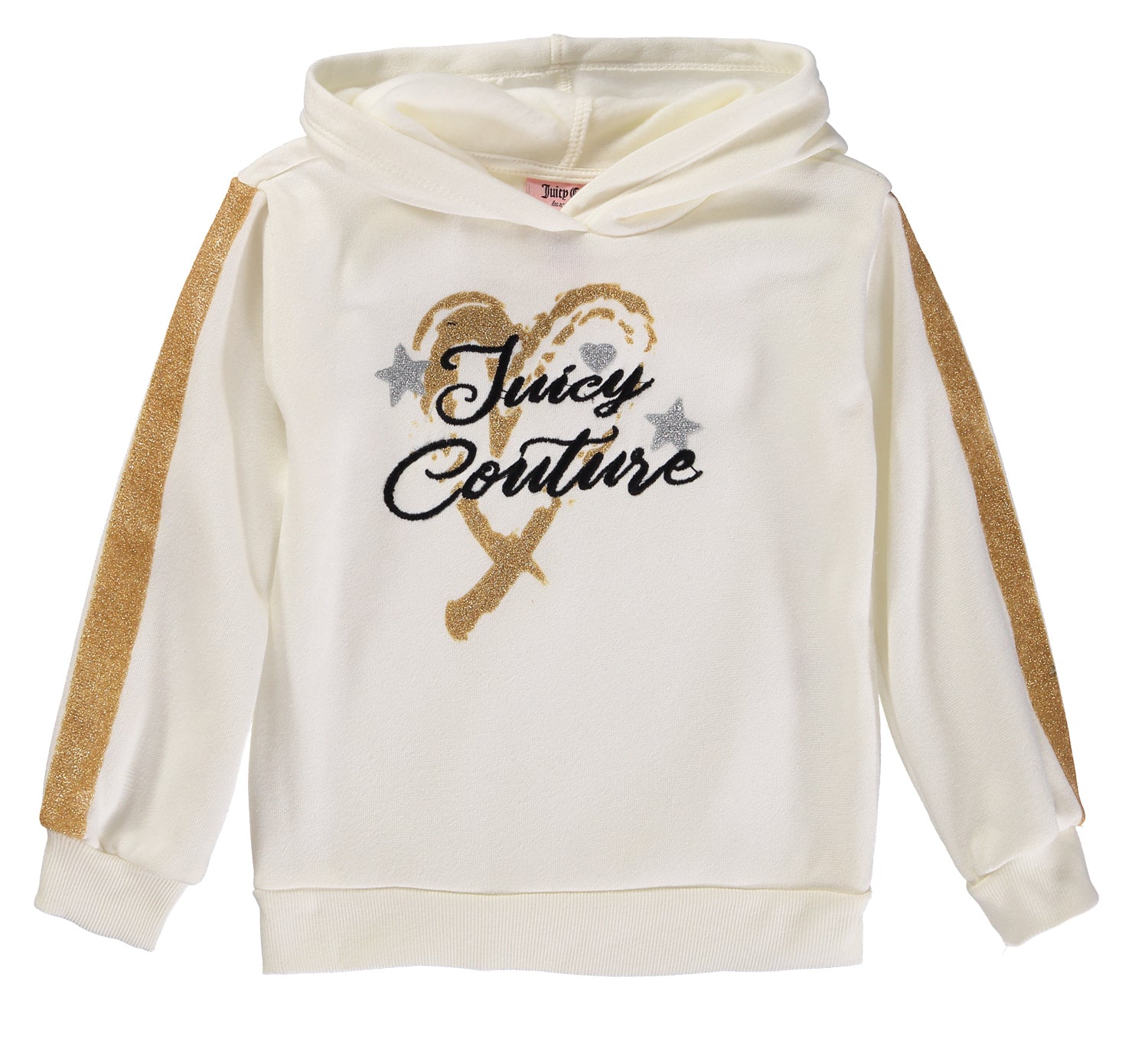 Juicy Couture Girls 4-6X Heart Hoodie Jogger Set