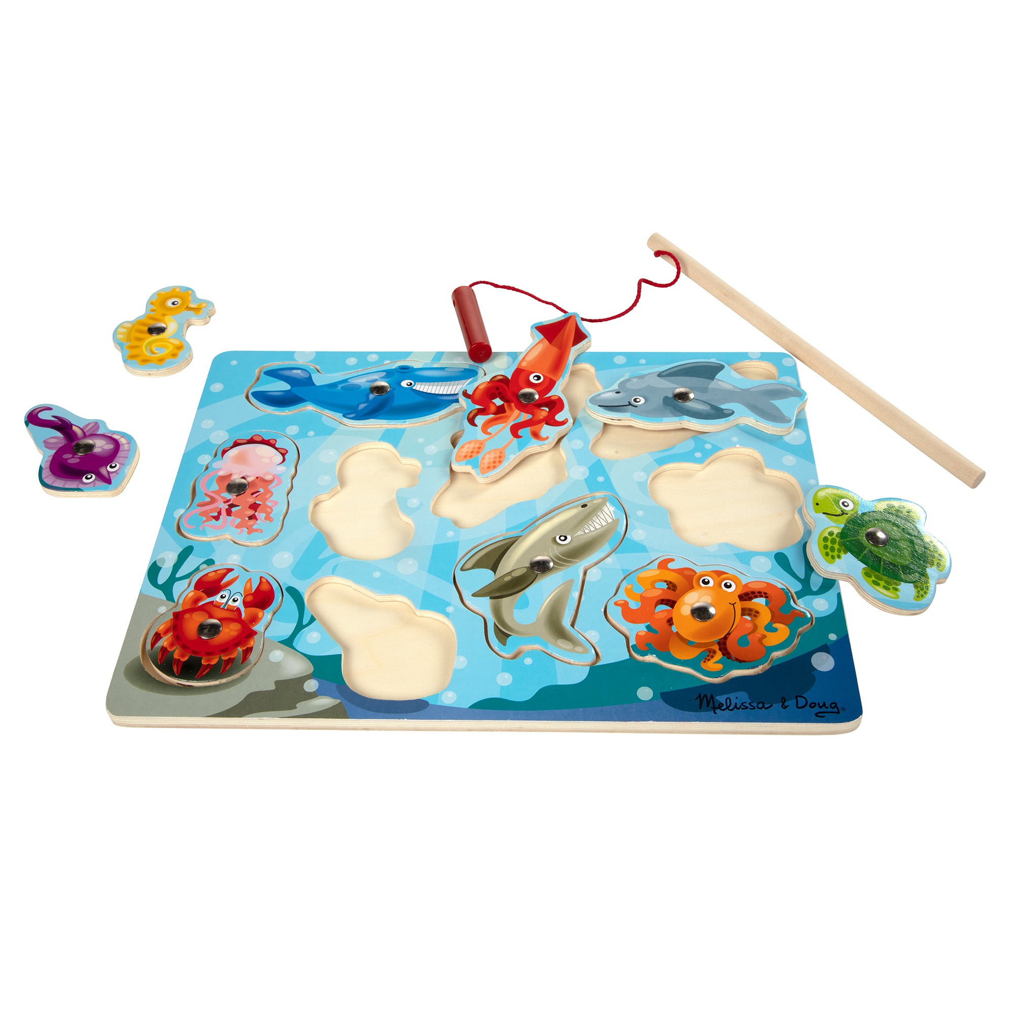 Melissa and Doug Fishing Magnetic Puzzle Game