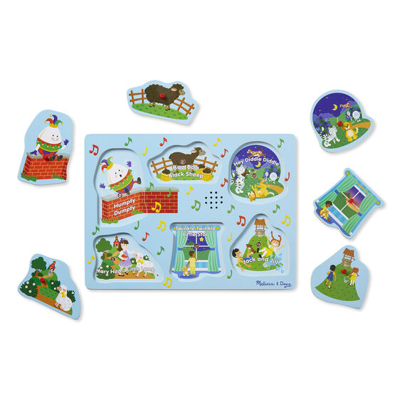 Melissa and Doug Sing-Along Nursery Rhymes Sound Puzzle