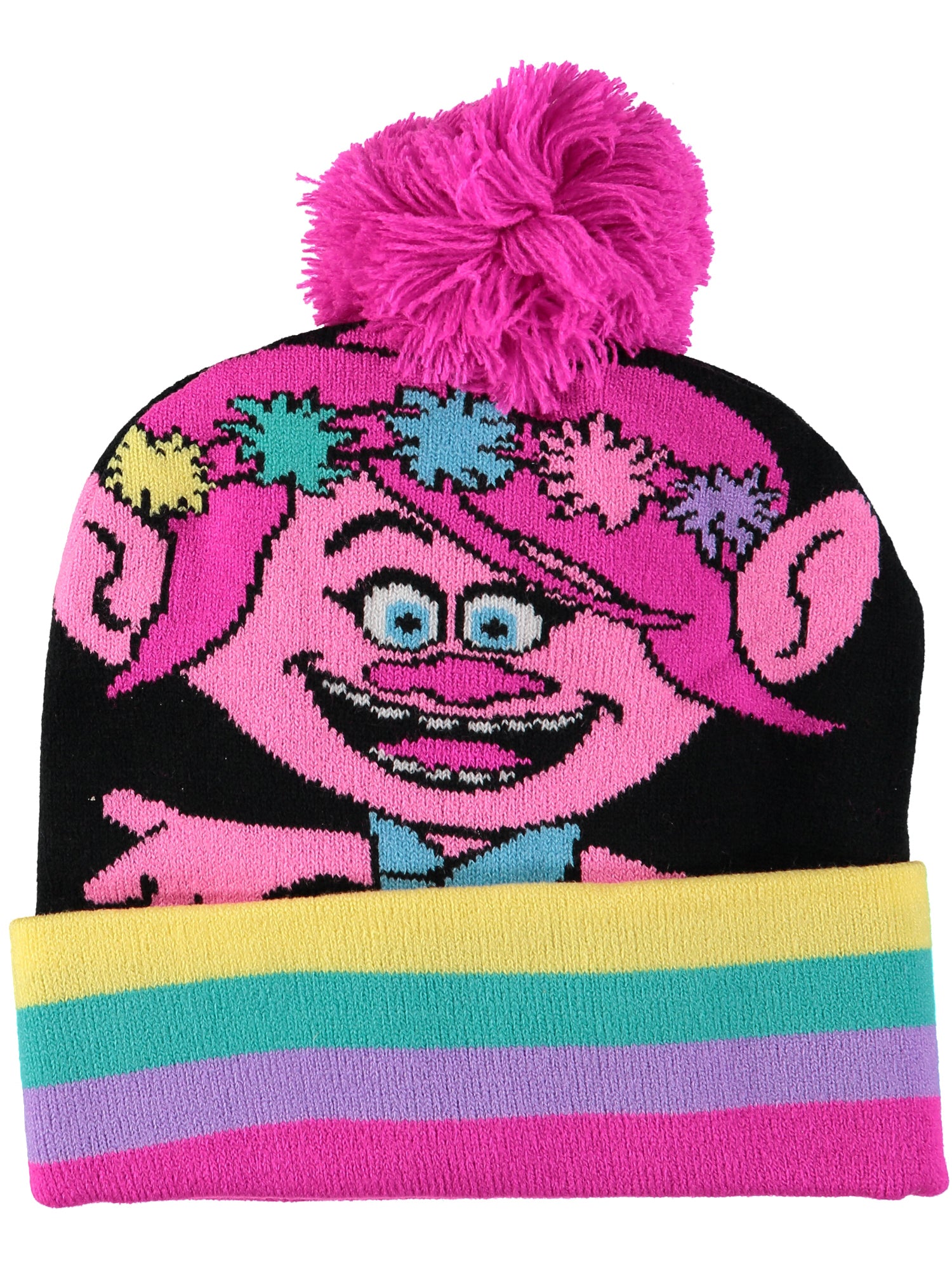 DreamWorks Girls 4-6X Trolls Pom Hat Glove Set