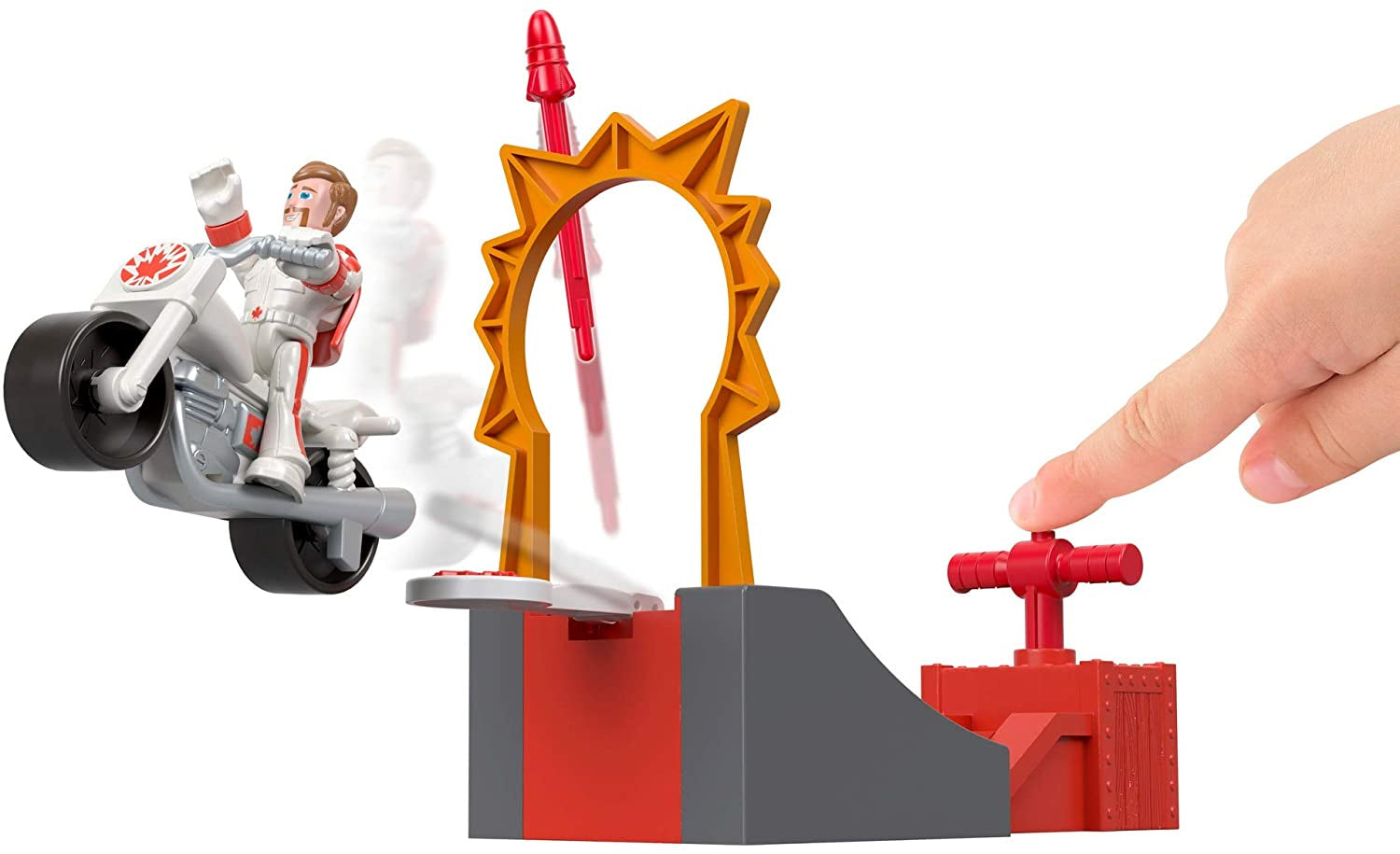 Disney Toy Story 4 Imaginext Duke Caboom Stunt Set