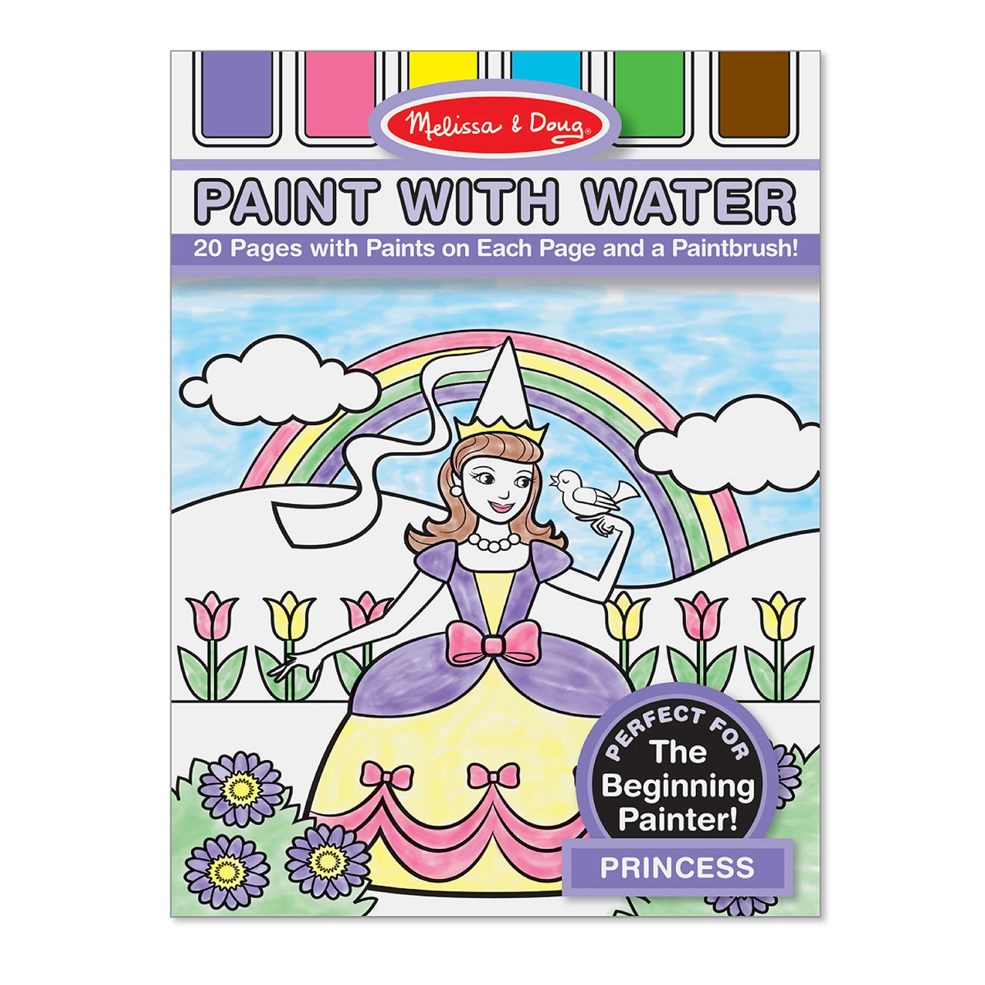 Melissa and Doug Princess Paint with Water Kids' Art Pad