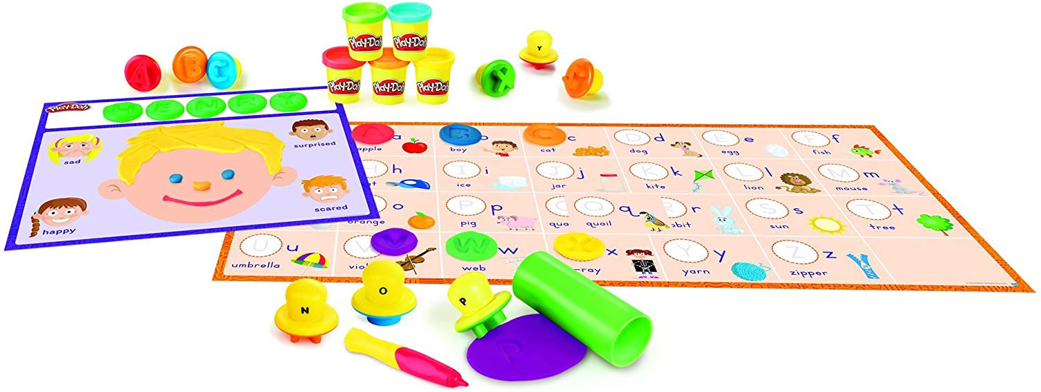 Play-Doh Shape and Learn Letters and Language