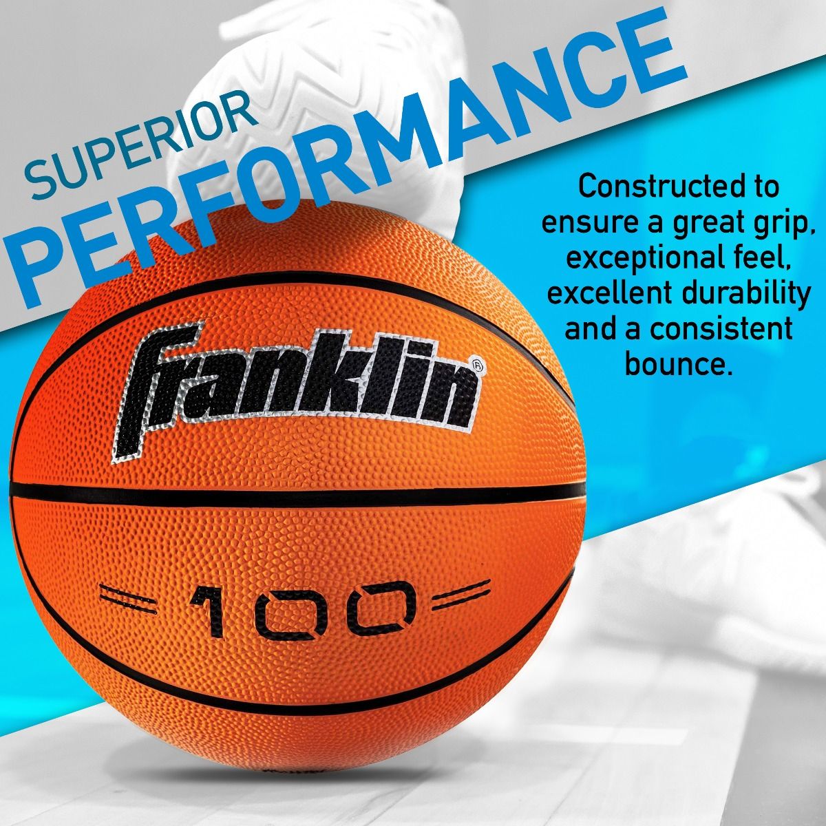 Franklin Grip-Rite 100 Basketball 29.5''