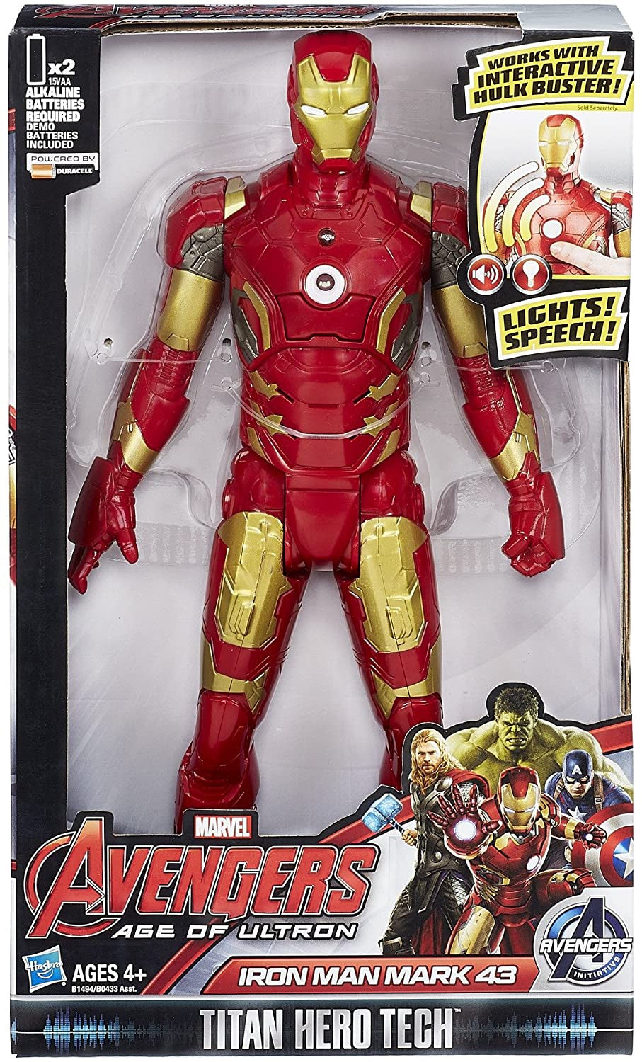 Marvel Avengers Age of Ultron Titan Hero Tech Iron Man 12 Inch Figure