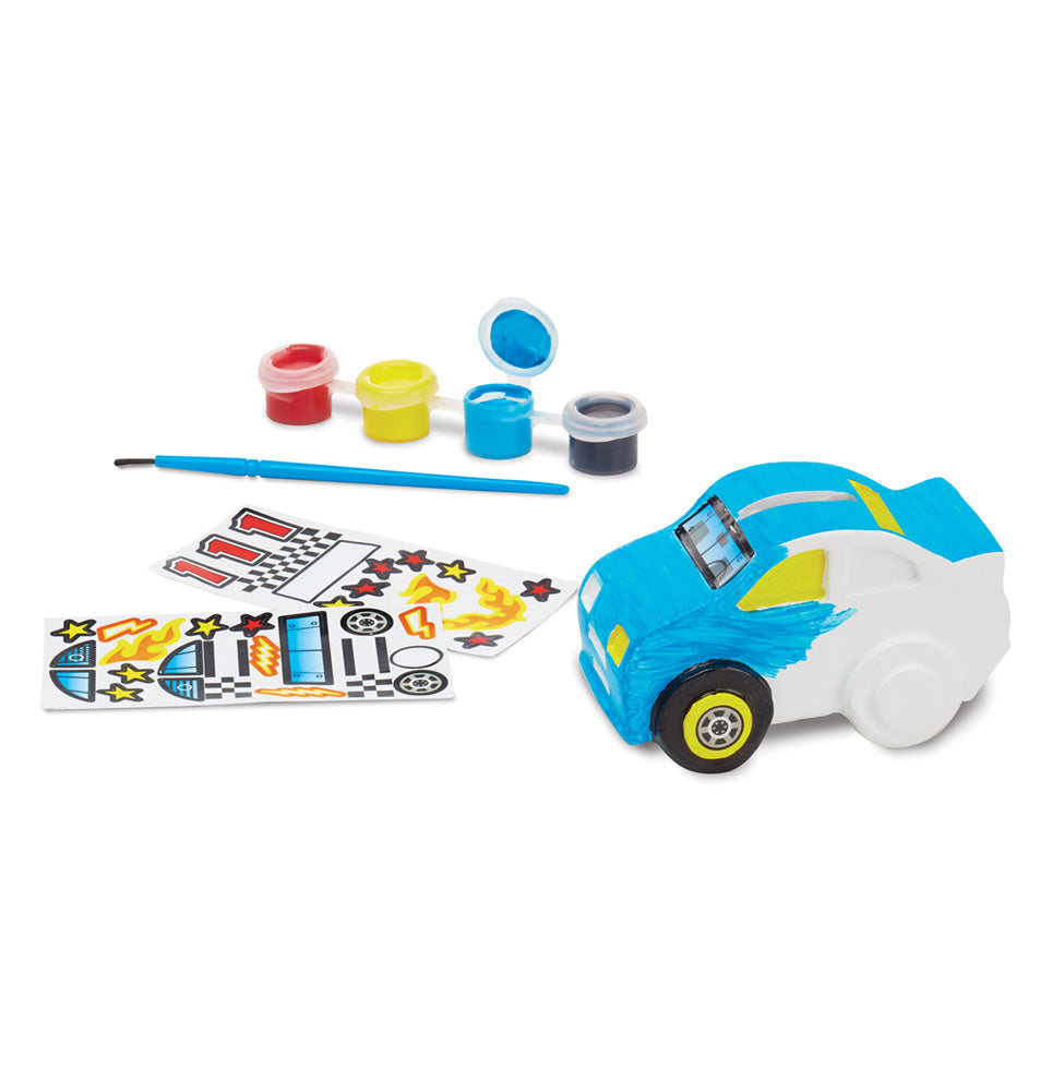 Melissa and Doug Created by Me! Race Car Bank Craft Kit