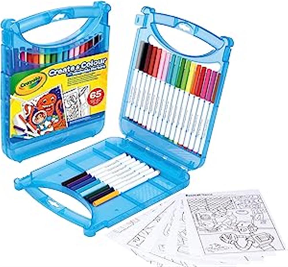 Crayola Create & Color Super Tips Kit SuperTips Washable Markers, Assorted