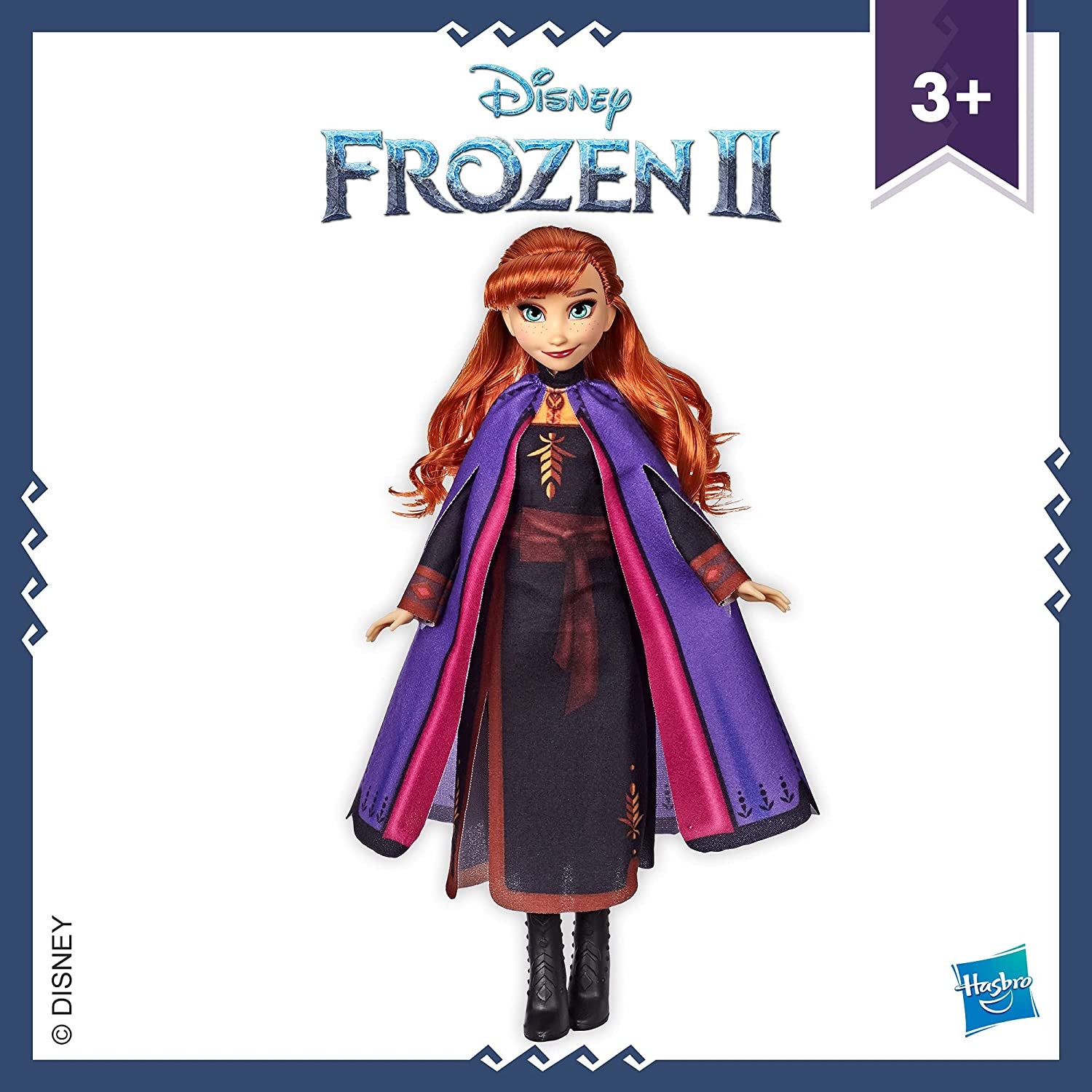 Disney Frozen Anna Fashion Doll with Long Red Hair & Outfit Inspired by Frozen 2