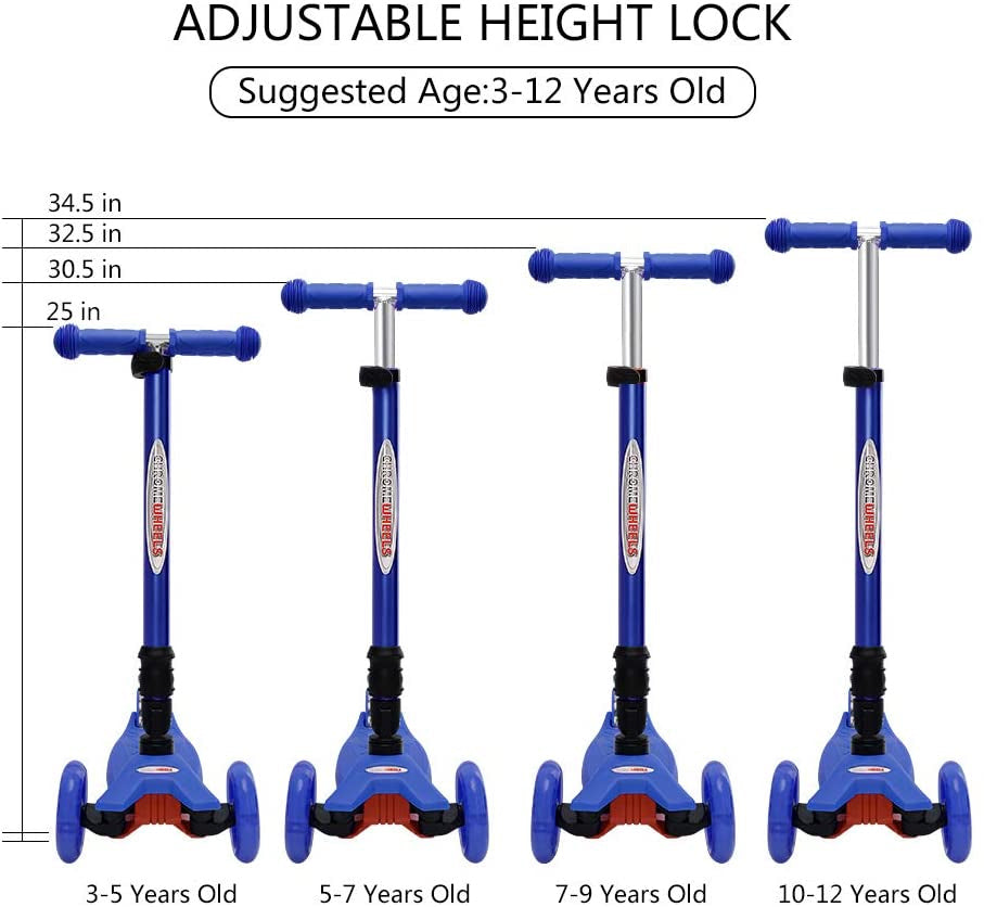 ChromeWheels Mega Glidekick Scooter