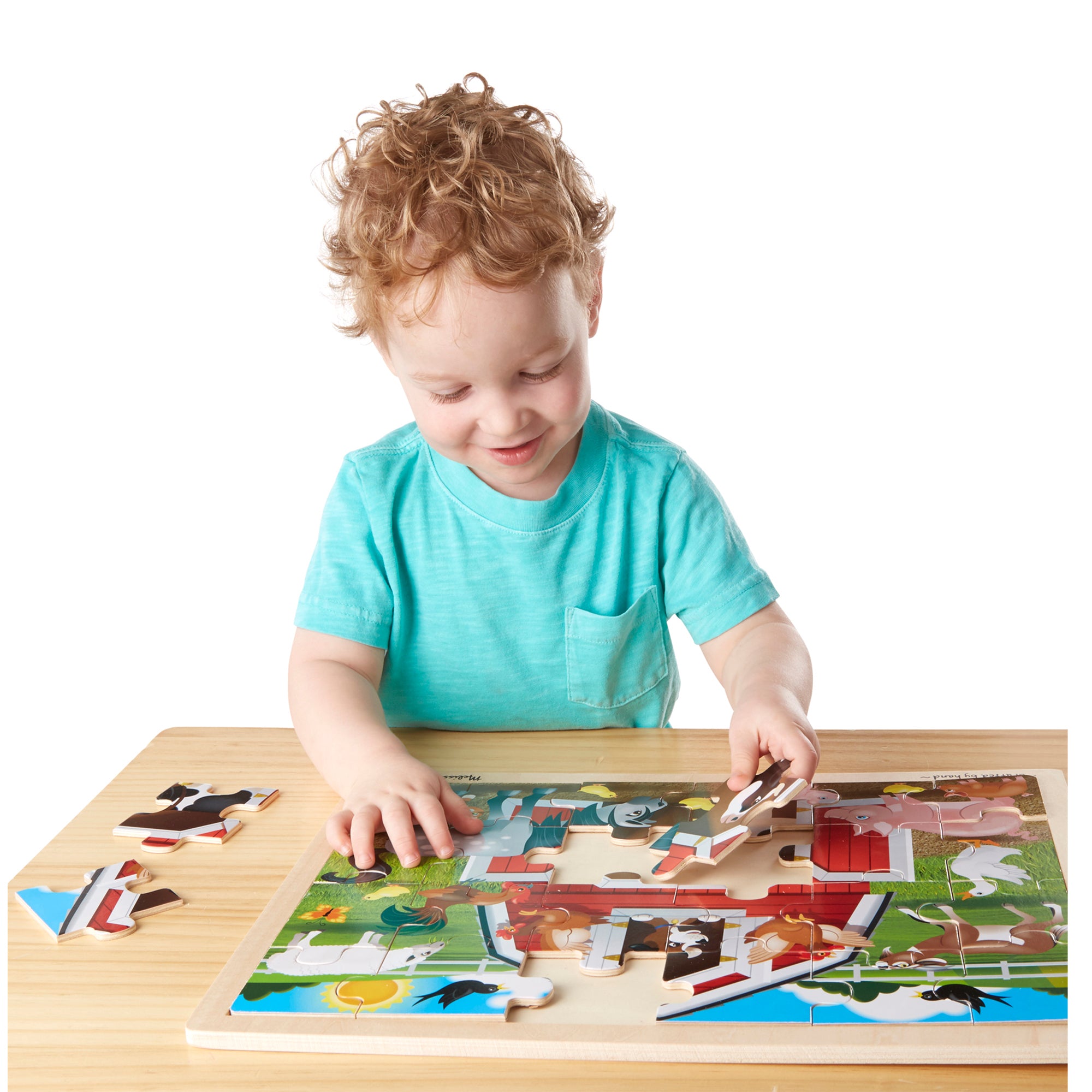 Melissa and Doug Barnyard Buddies Wooden Jigsaw Puzzle - 24 Pieces