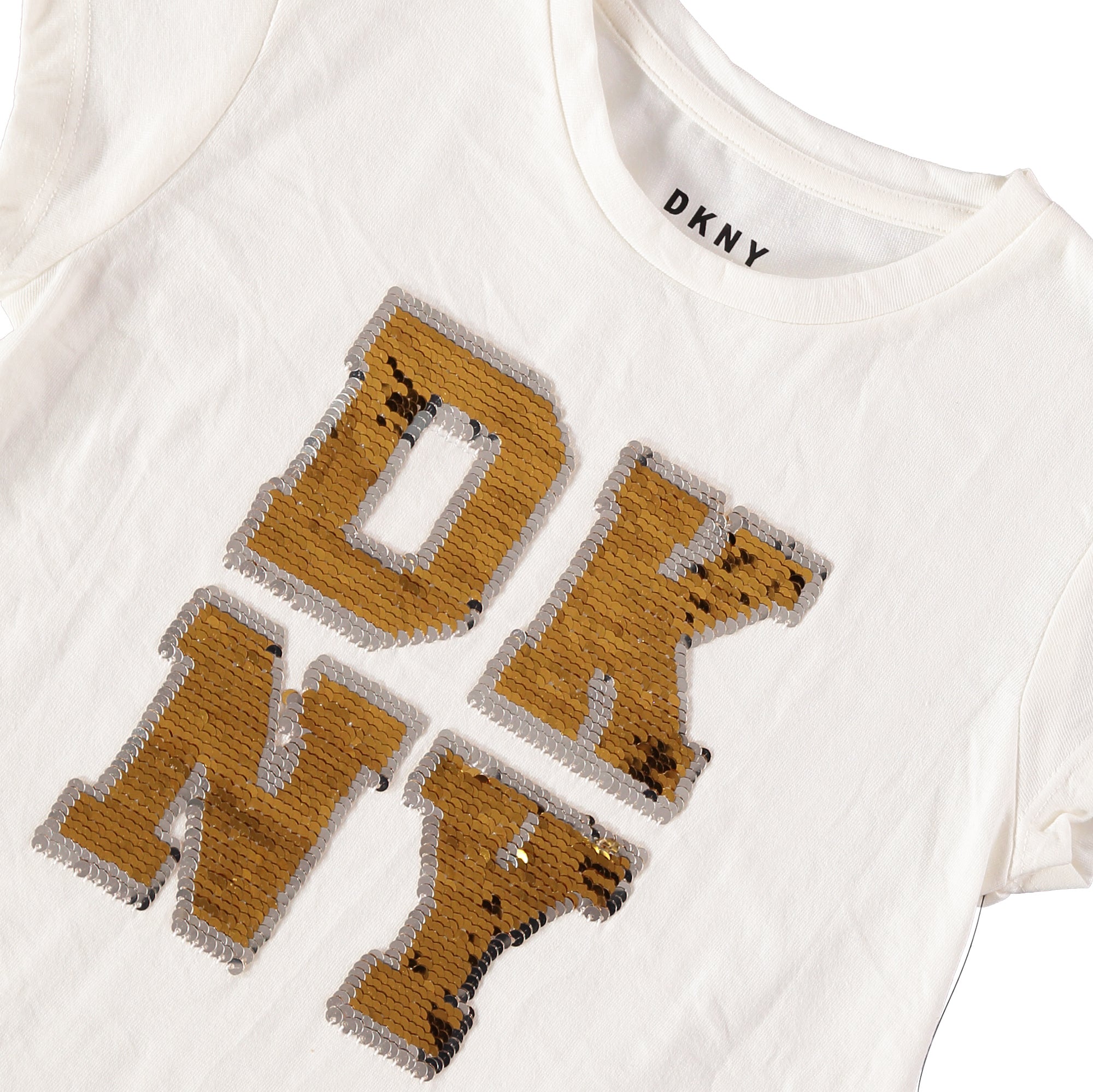 DKNY Girls 4-6X Flip Sequin T-Shirt