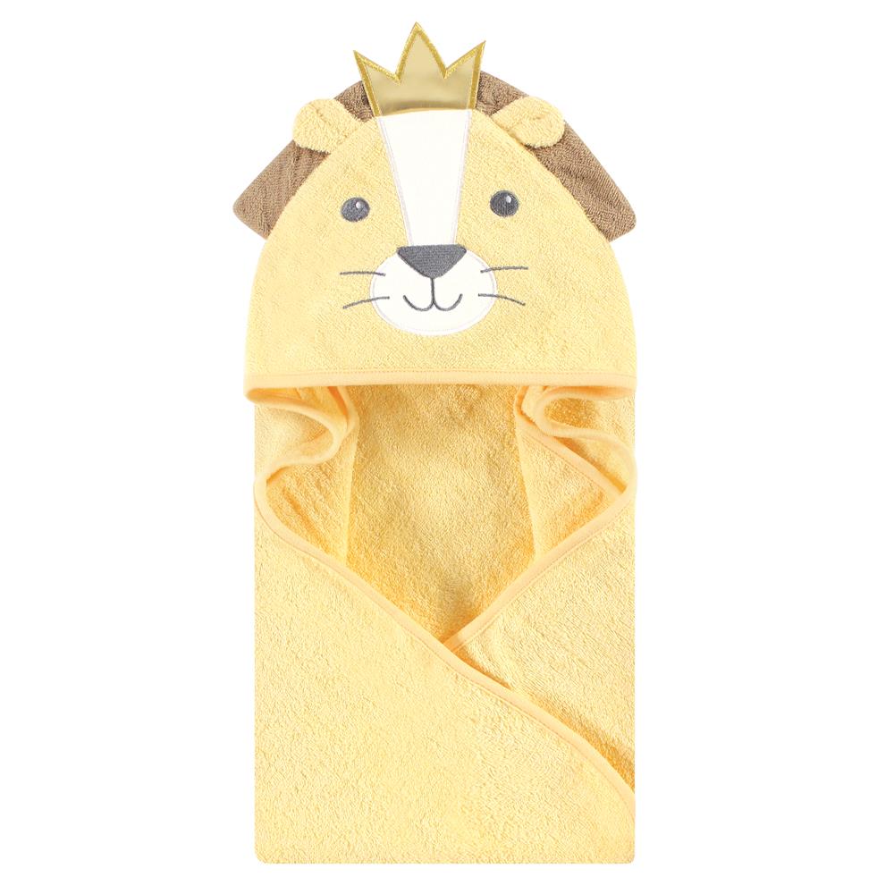 Hudson Baby Cotton Animal Face Hooded Towel