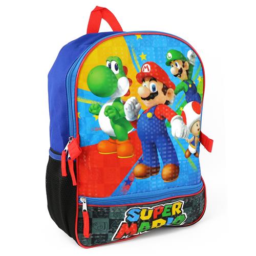 Nintendo Boys Super Mario Backpack Lunch