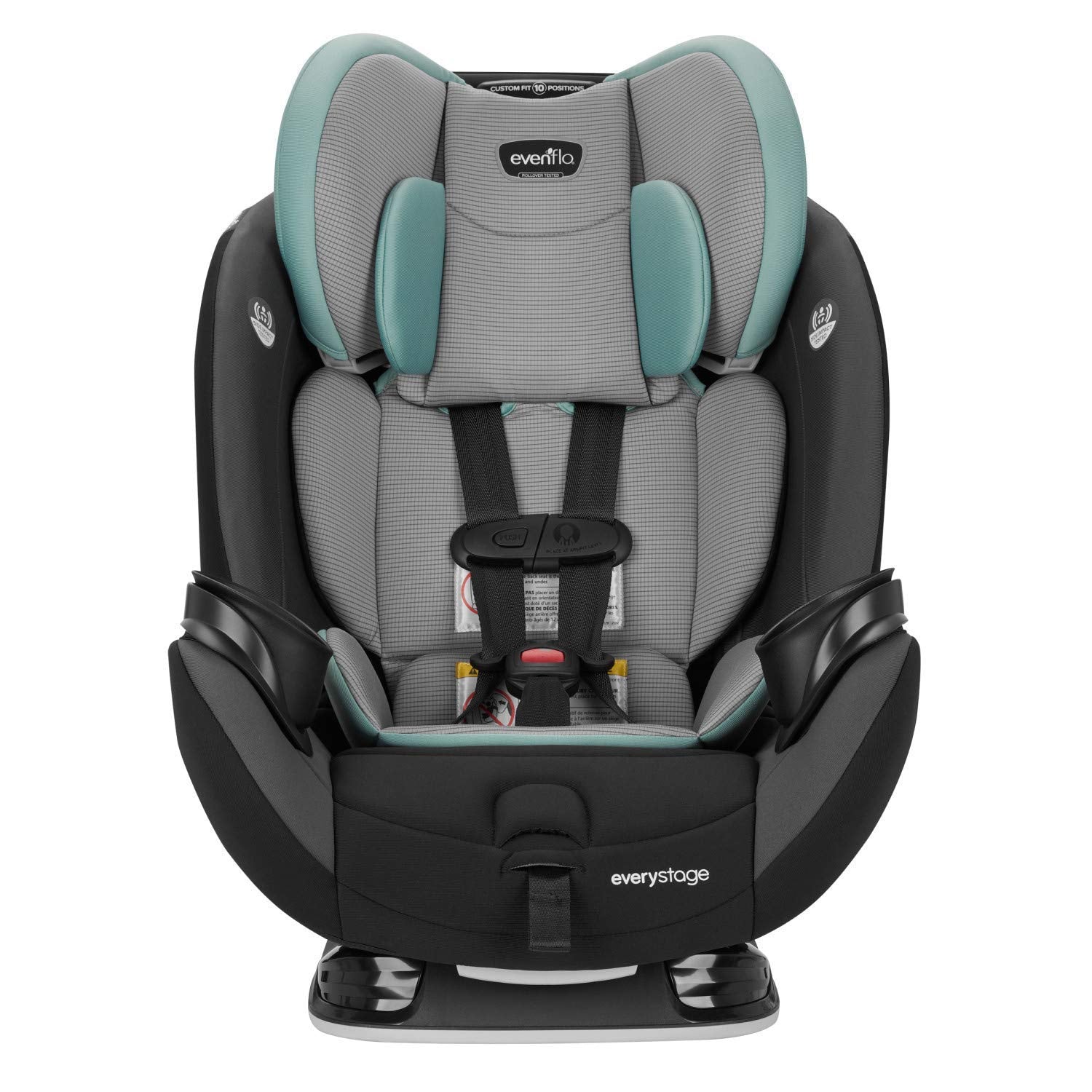 Evenflo EveryStage LX All-in-One Car Seat, Nova Green