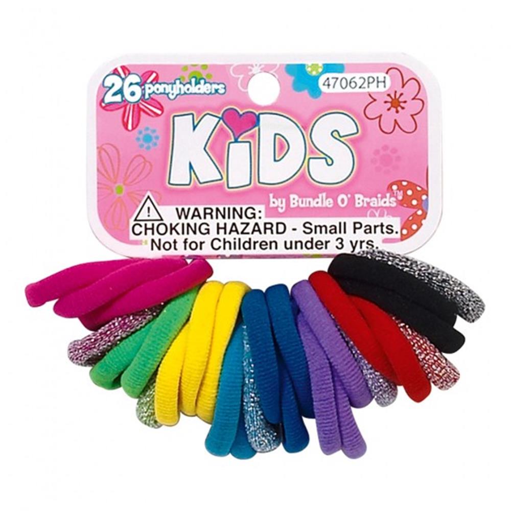 Stylin Girls 26pc Nylon Clasp Free Ponyholders