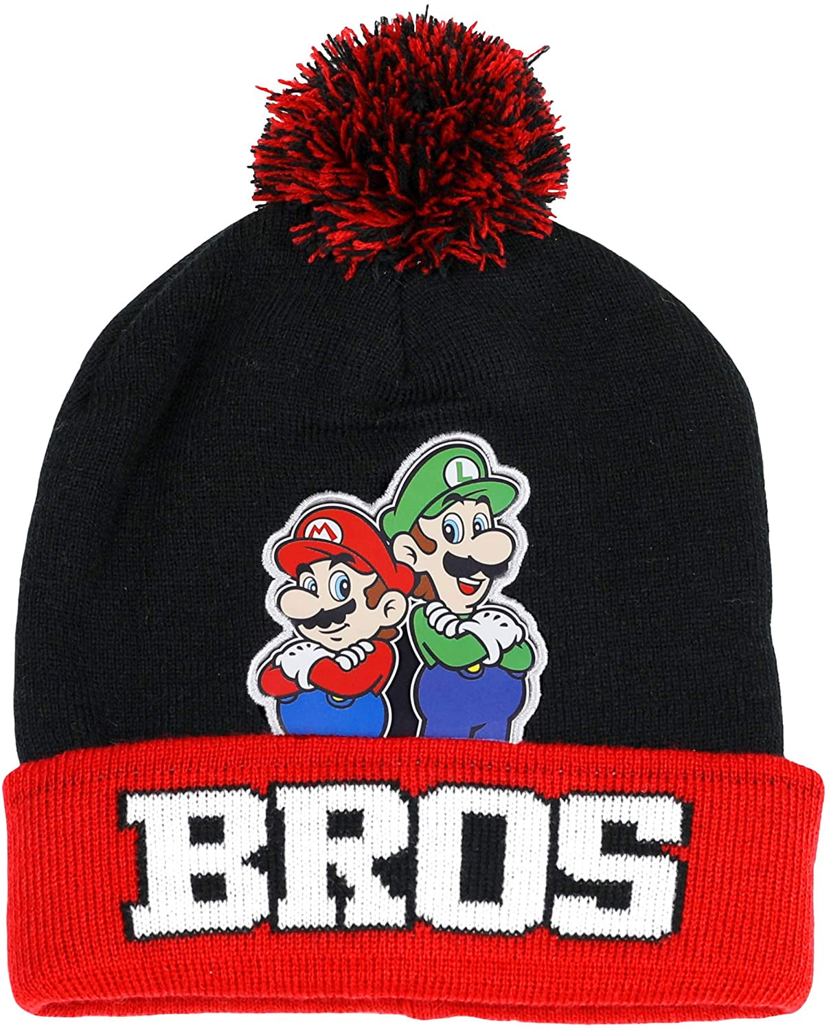 Nintendo Boys 4-7 Mario Brothers Hat Glove Set