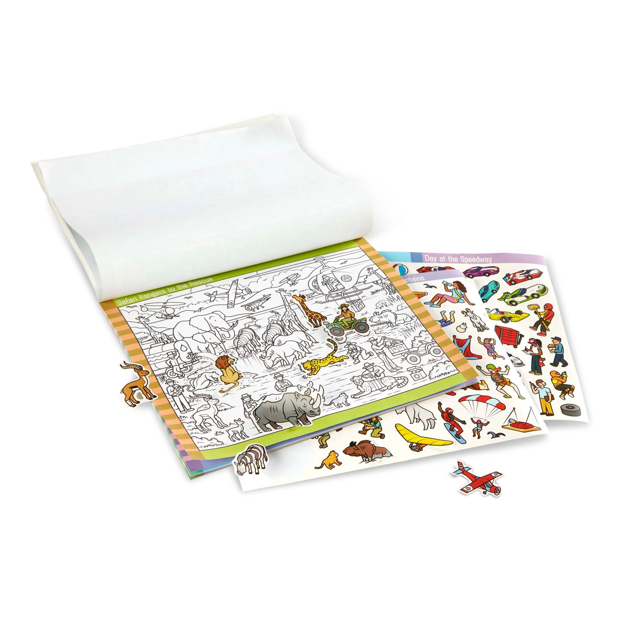 Melissa and Doug Seek & Find Sticker Pad - Adventure