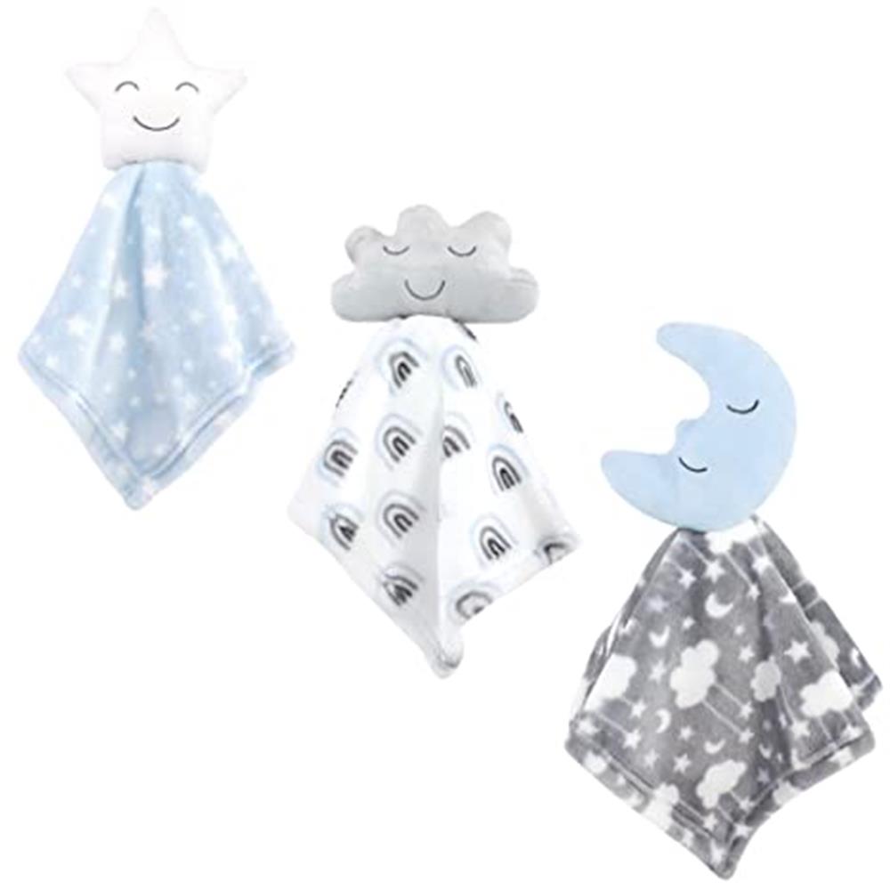 Hudson Baby 3 Pack Security Blanket