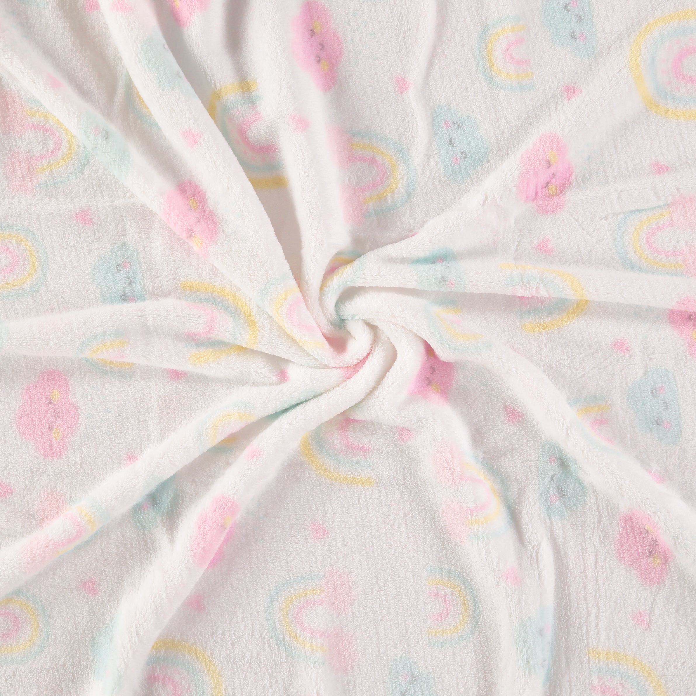 Bon Bebe Soft and Cuddly Unisex Plush Baby Blanket, 30'' x 36''