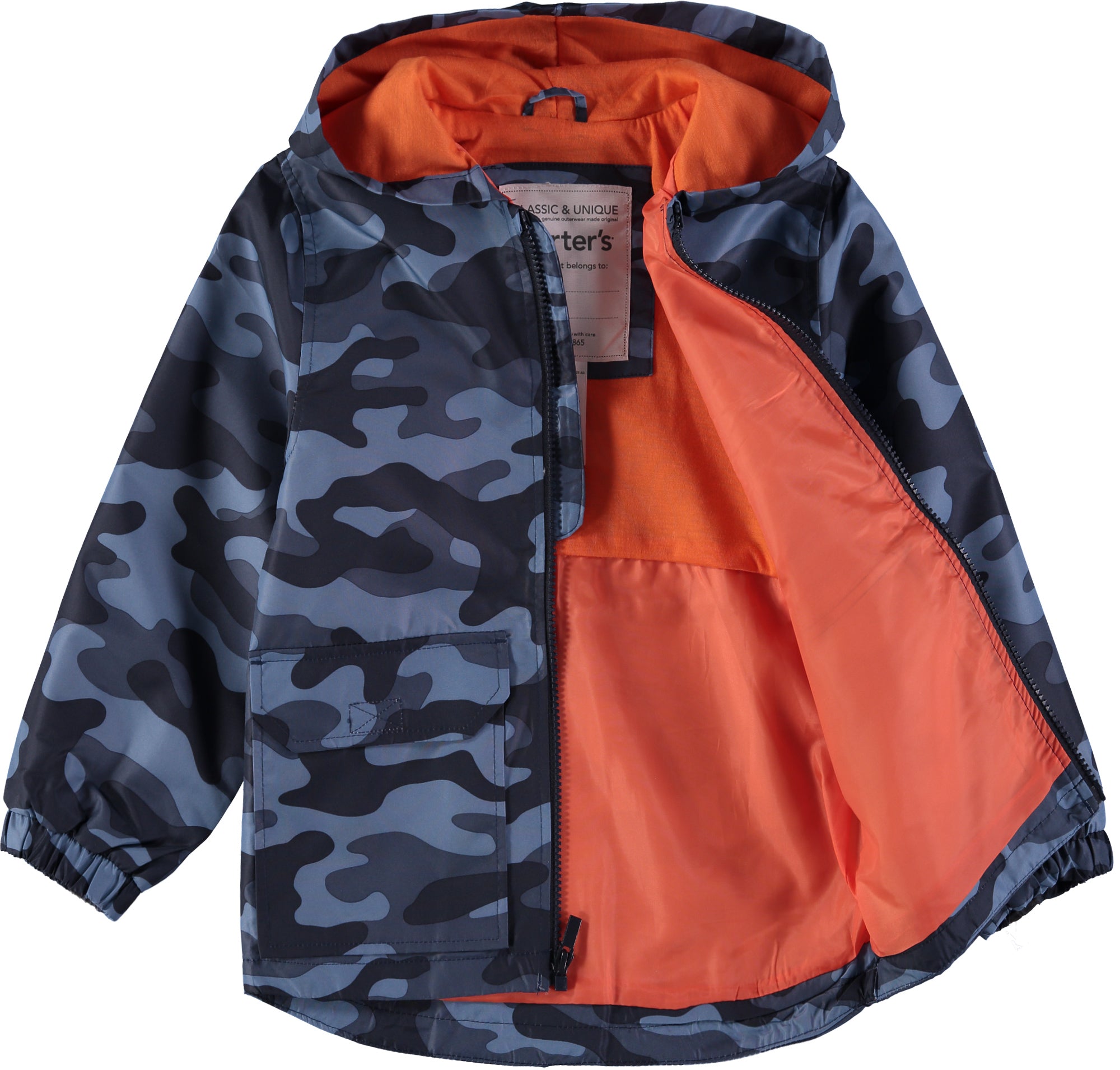 Carters Boys 4-7 Camo Rainslicker