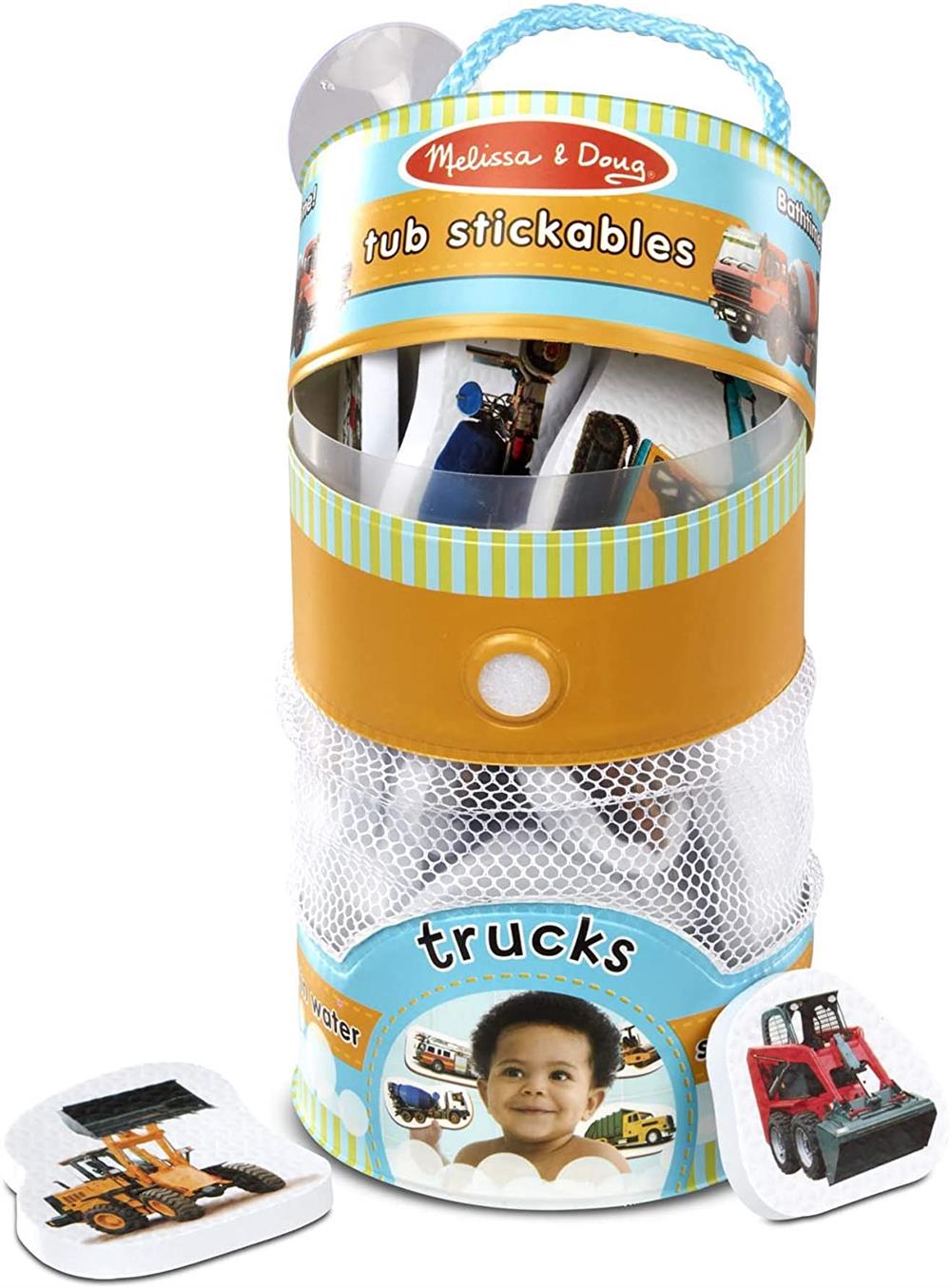 Melissa and Doug Tub Stickables - Trucks