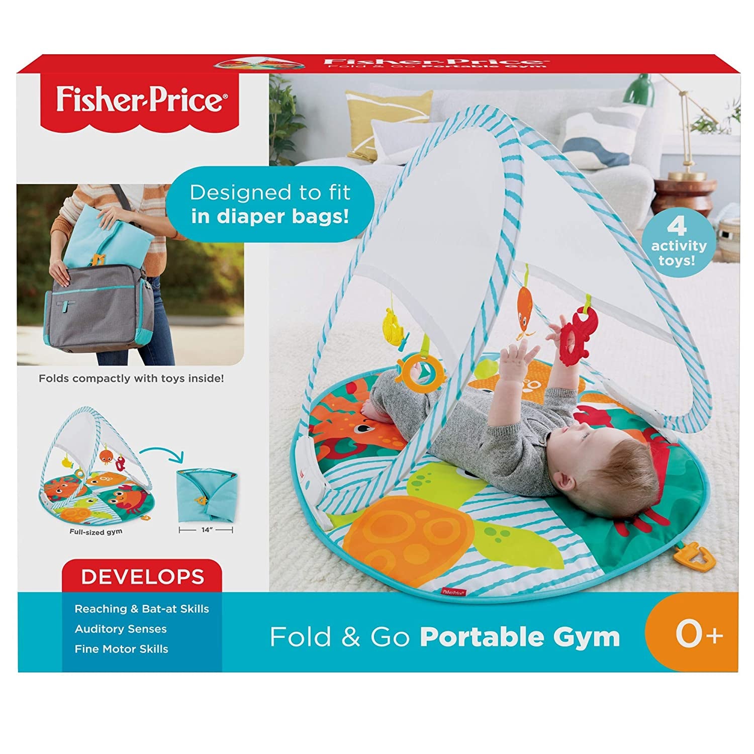 Fisher-Price Fold & Go Portable Gym