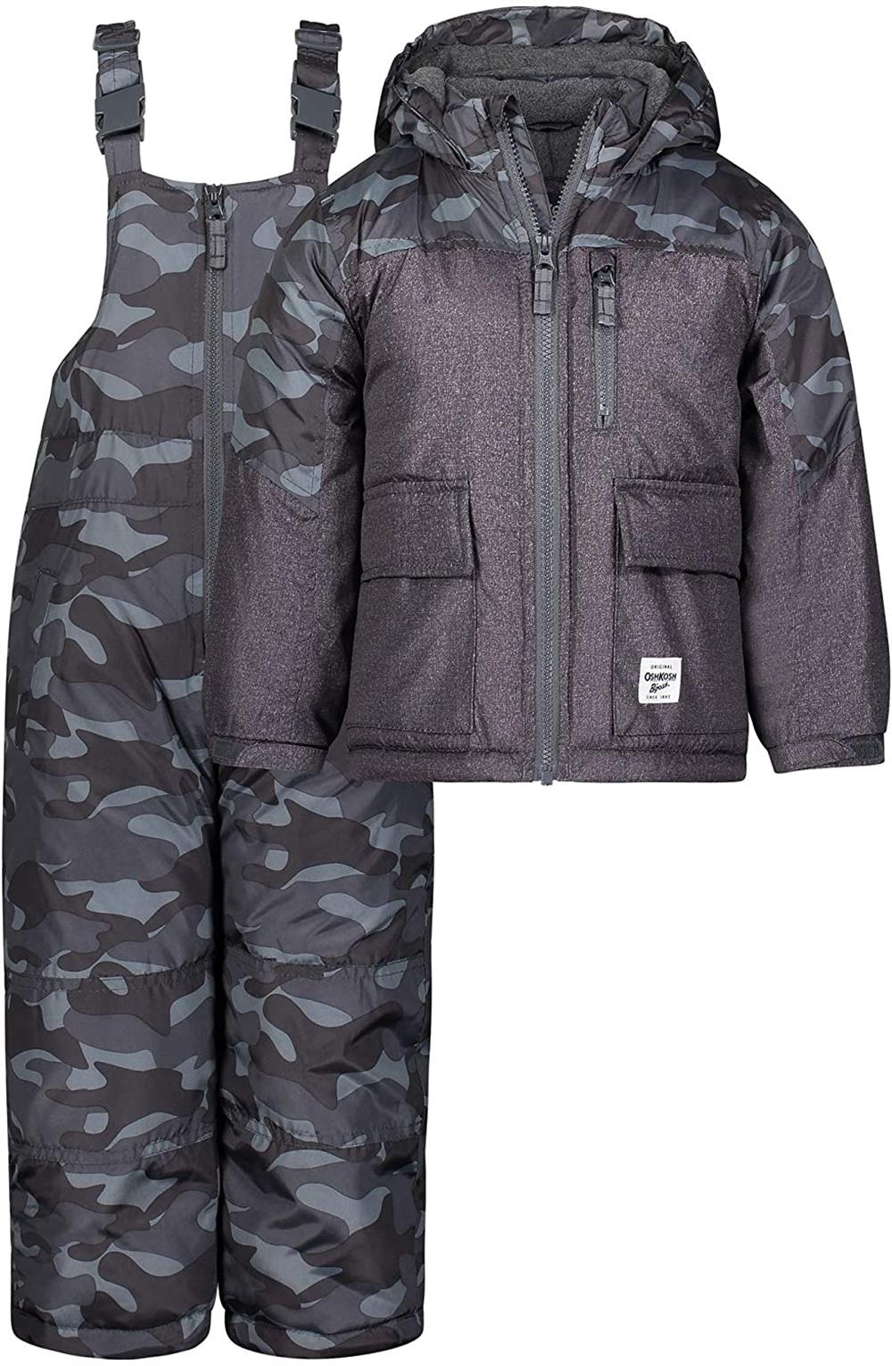 Osh Kosh Boys 4-7 Camo 2-Piece Snowsuit