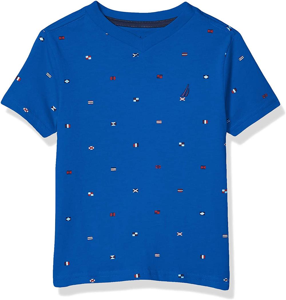 Nautica Boys 8-20 Anchor V-neck T-Shirt