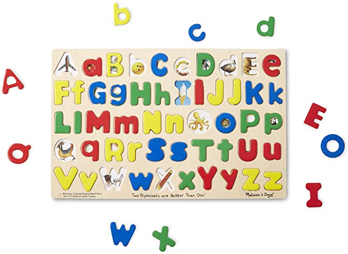 Melissa and Doug Upper & Lower Case Alphabet Puzzle