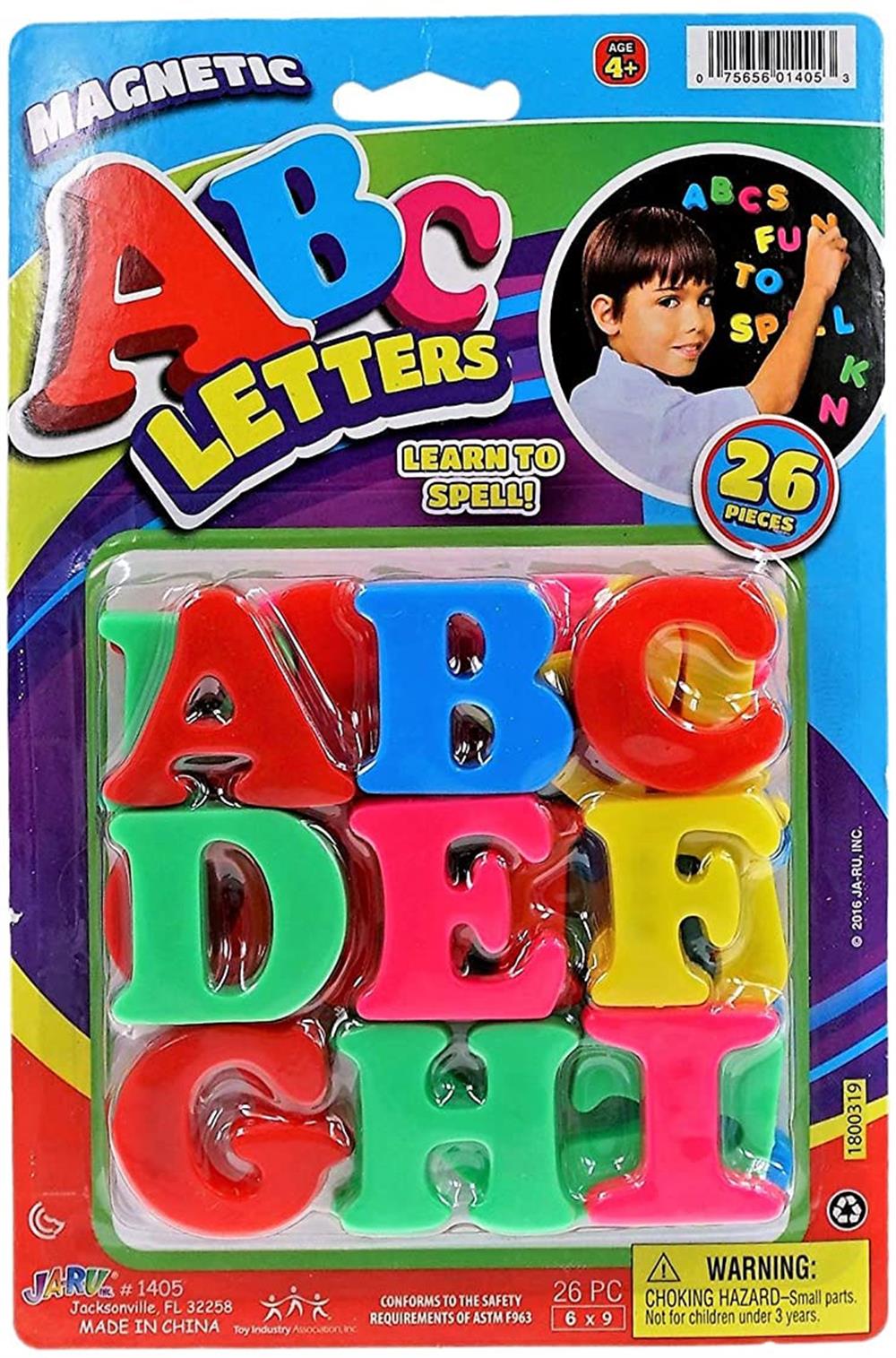 Ja-Ru Magnetic Letters and Numbers